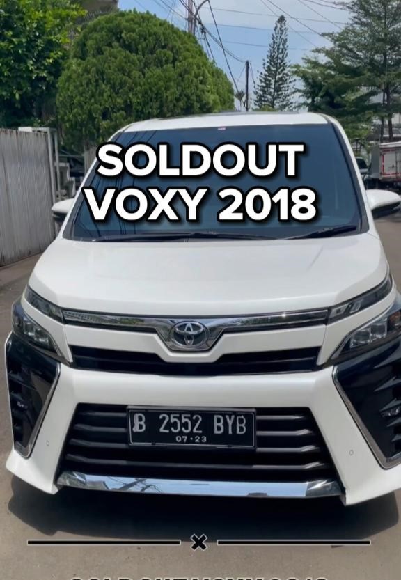 SOLD Voxy 2018