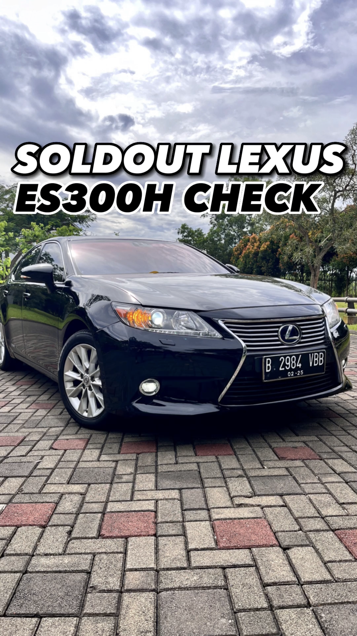 SOLD Out ES300H to Mr. J