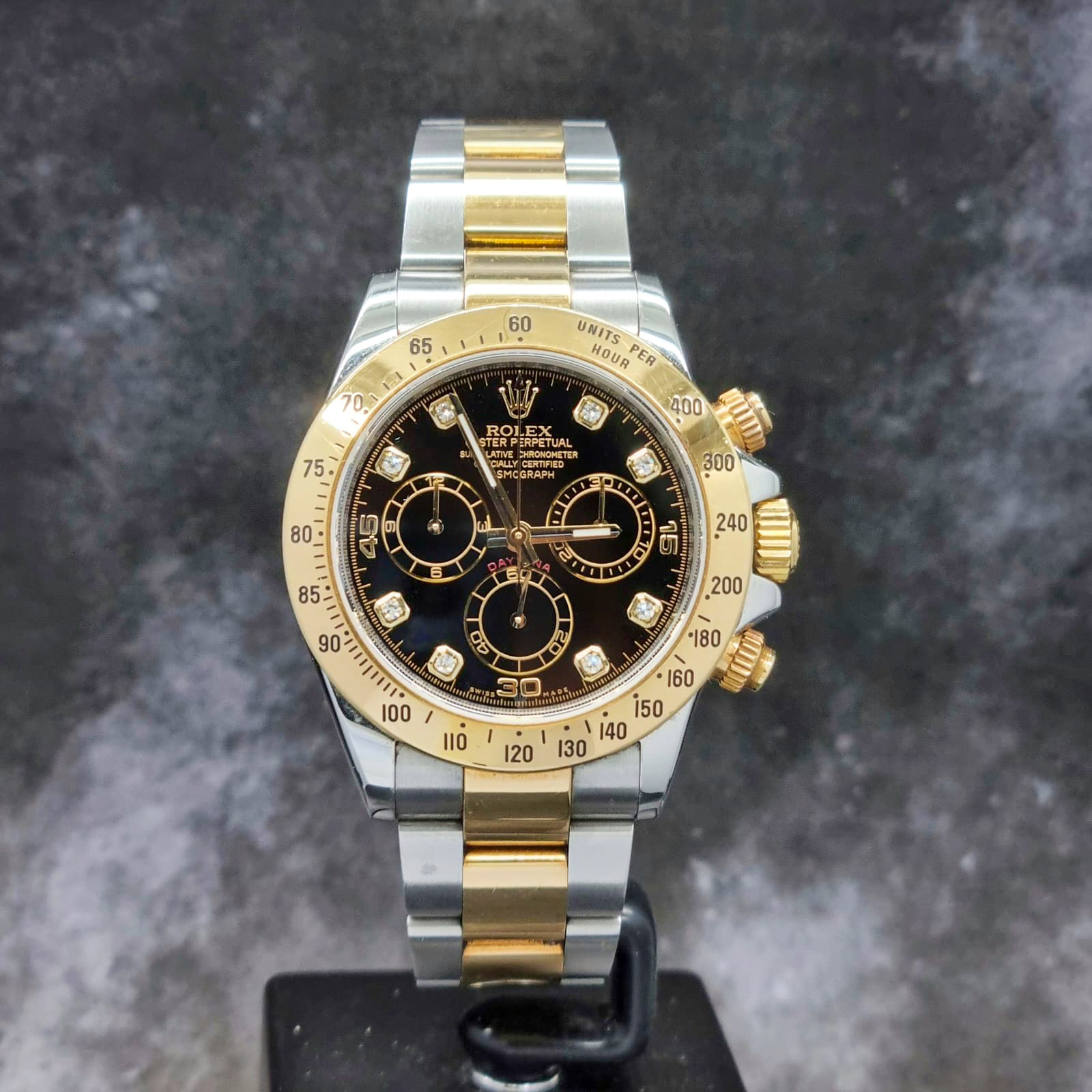 Rolex Daytona Two Tone Diamond Index  