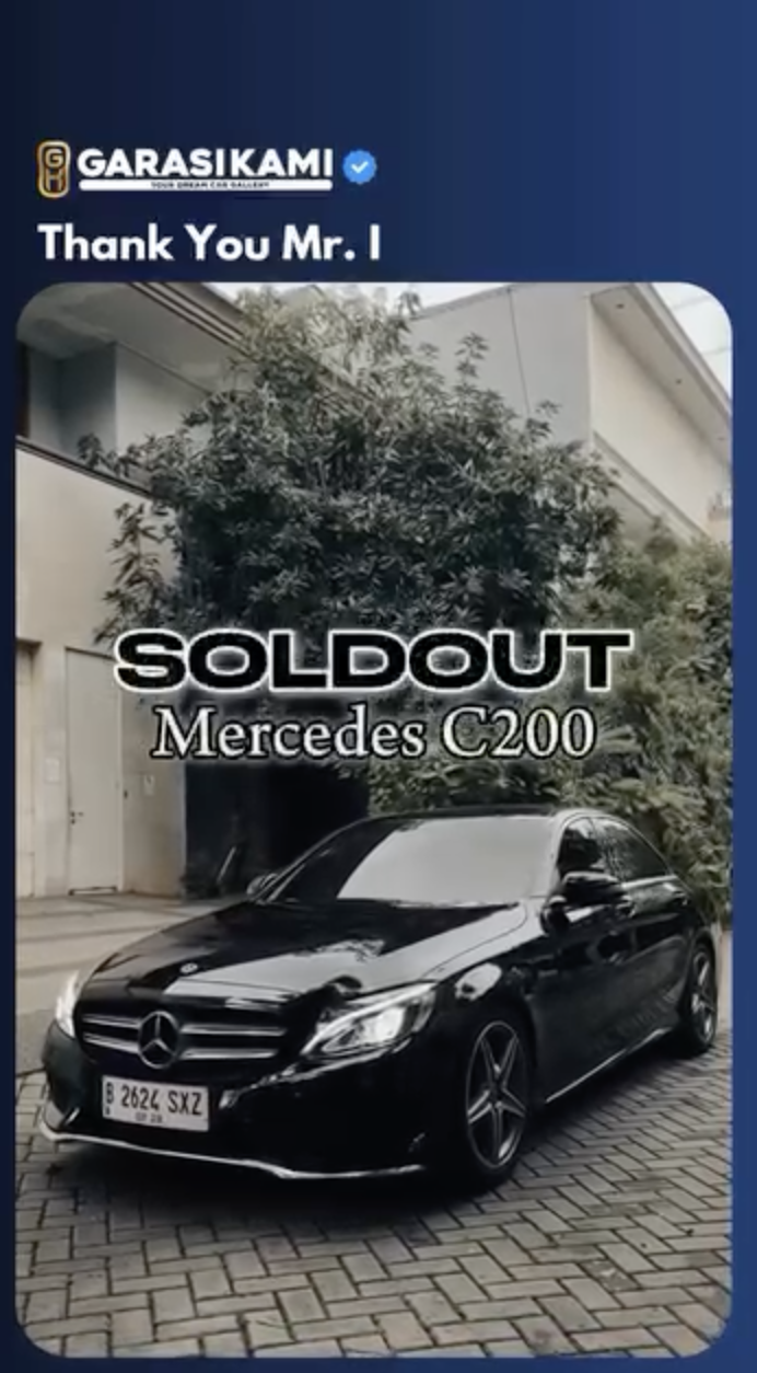 Sold Mercedes Benz C200!