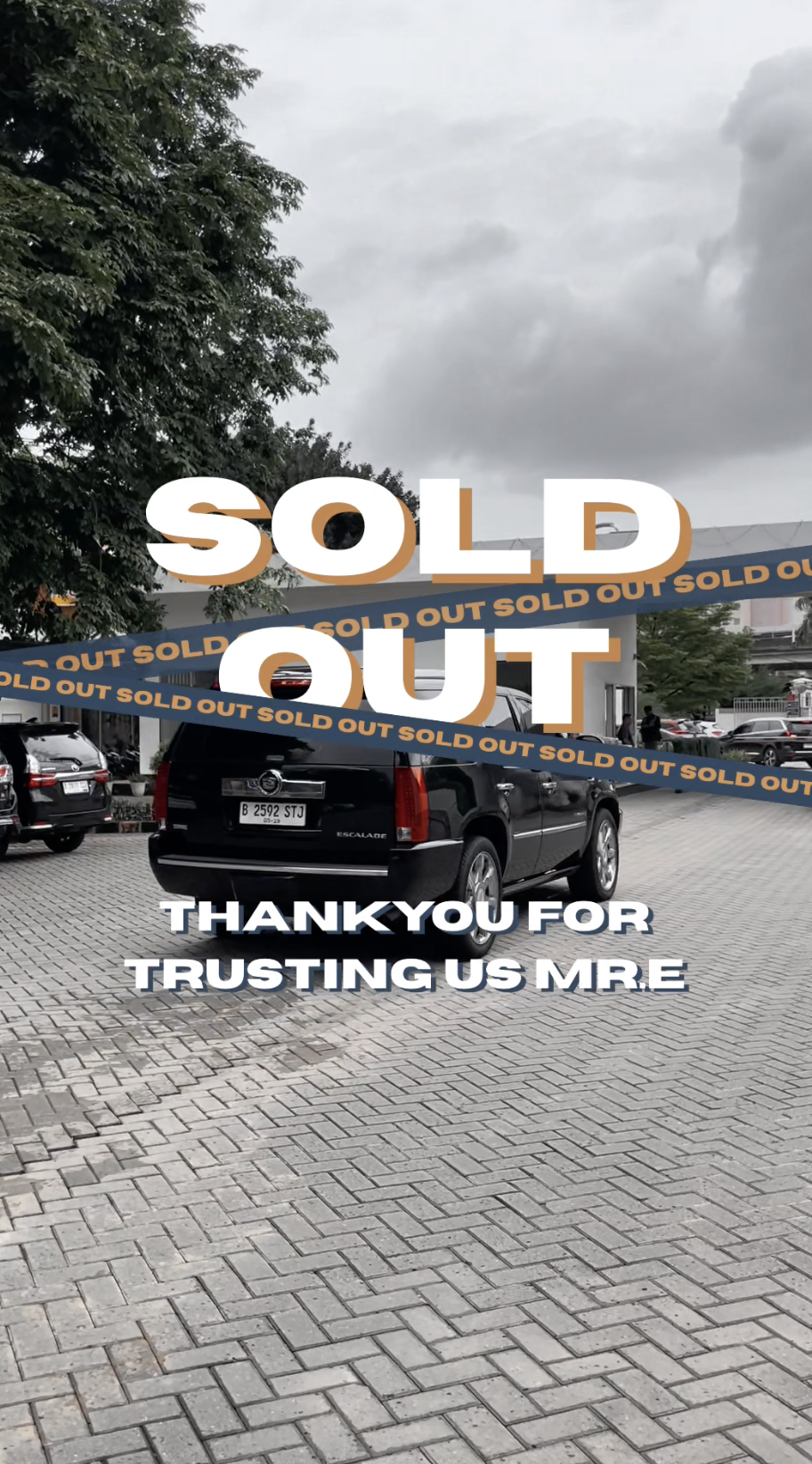 Sold Cadillac Escalade!