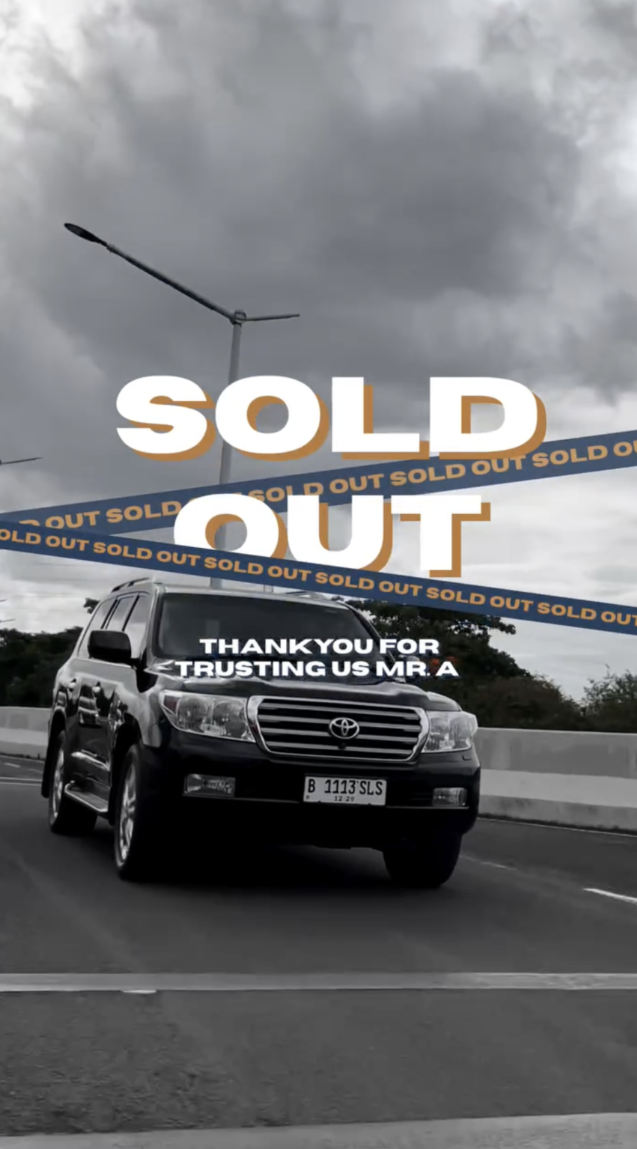 Sold Toyota Land Cruiser 